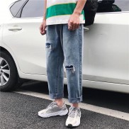 [HOT TREND] - Quần baggy nam rách siêu rẻ - Đổi trả free nếu hàng lỗi -Q2